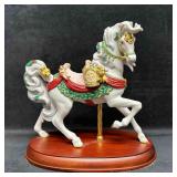 Lenox Christmas Carousel Horse 1994 Hand Painted P