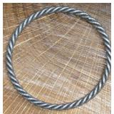 Vintage Sterling Silver Twisted Cuff Bangle Bracel