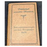 Feldzugserinnerungen aus dem Kriegsjahre 1809 HC