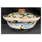 Antique Japanese Kutani Bowl Meiji or Taisho