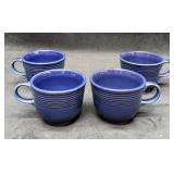 4 Twilight Fiestaware Flat Cups