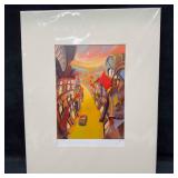 Suro Kim Relaxation Print Signed Surrealistic Stre