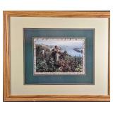 Framed "En Vendanges" (In Grape Harvest) Print
