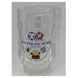 Vintage Hacker-Pschorr Brau Muchen Glass Stein
