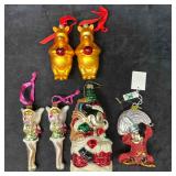 Disney Ornament Set Collection of Six Holiday Chri
