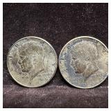 Set of 1964 Kennedy Half Dollars Silver Coin Colle