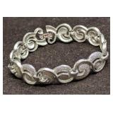 Vintage 7" Trifari Silvertone Bracelet
