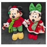 Disney Mickey & Minnie Mouse Christmas Candy Cane