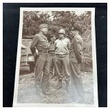 WWII Military Leaders Analog Photograph Print Gene