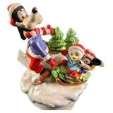 1980 Disney Schmid Goofy Ceramic Christmas Music B