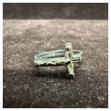 Jesus on the Cross Crucix 800 Silver Ring