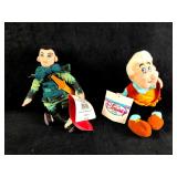 Set of (2) Disney Plush Bean Bag and Gepetto