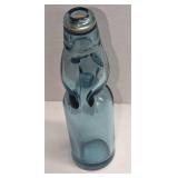 Vintage Soda Bottle Japanese Codd Neck Marble Stop