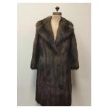 Fox and Marten Fur Coat Jacket Vintage Fashion