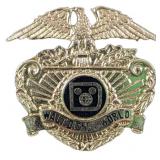 Early 1980s Disney World Female Security Metal Hat