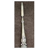 Vintage Nail File With Sterling Silver Handle