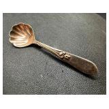 Sterling Shell Spoon Brooch