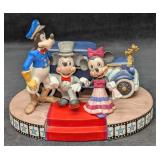 Vintage Disney Mickey And Minnie Mouse With Limo