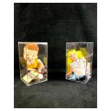 Set of (2) Disney Plush Bean Bag Dolls