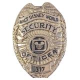 1970s/1980s Disney World Security Metal Badge