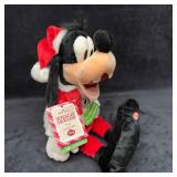 Disney Hallmark Totally Ticklish Santa Goofy Plush