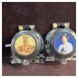 Disney Parks Star Wars C-3PO and Leia Hot Buttons