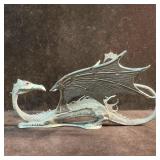 Rawcliffe Pewter Ral Partha Winged Dragon Sculptur
