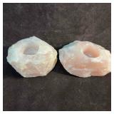 Himalayan Crystal Rock Salt Lamp Candle Holder Nig