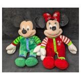 Disney Mickey And Minnie Mouse Christmas Pajamas P