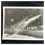 Ben Hogan Black and White Golf Action Analog Photo
