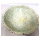 Aqua Porcelain Bowl 484 By M. Claire L.