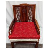 Vintage Qing Style Rosewood Armchair