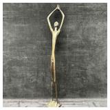 Discus Athlete Mid-Century Modern Style Bronze Nud