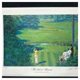 Donald Moss The 13th at Augusta Signed Lithograph