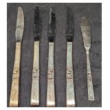 Vintage Silverplate Stainless Steel Dinner & Butte