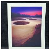 Golf Course Bunker Landscape at Sunset High Qualit