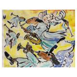 Hound Heaven Medium Giclee on Canvas Lonely Dog Iv