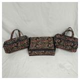 Tapestry Travel Luggage Set 3 Pieces with Travelin