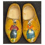 Vintage Dutch Style Hand Painted Wall Hanging Wood