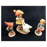 Hummel Figurines Vintage Large Figure Plus Two Reg