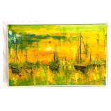 Signed Original Oil Painting "Almost Home" Petists