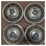 Buick Riviera Wire Spoke Hubcaps OEM Set of 4