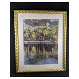 Lagoon Shadows by Michael Story Offset Lithograph