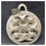 Modernist Sterling Silver Puffy Clover Style Penda