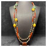 Venetian Murano Art Glass Lamp Work African Colore