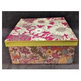 Colorful Floral Decorative Storage Box