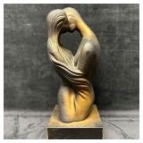 Embrace The Lovers Sculpture by Boris Modernist Ab