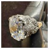 CZ Oval Stone 925 Joseph Esposito Sterling Silver