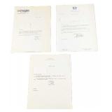 3 Governor Pete/Pierre Du Pont Signed Letters