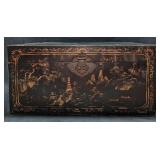 Vintage Asian Style Design Wooden Chest